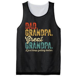 Fathers Day Present from Grandkid Dad Grandpa Great Grandpa Mesh Reversible Basketball Jersey Tank