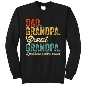 Fathers Day Present from Grandkid Dad Grandpa Great Grandpa Tall Sweatshirt