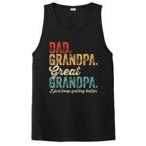 Fathers Day Present from Grandkid Dad Grandpa Great Grandpa PosiCharge Competitor Tank