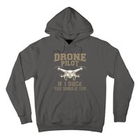 Funny Drone Pilot Design For Men Women Kids Drone Operator Hoodie