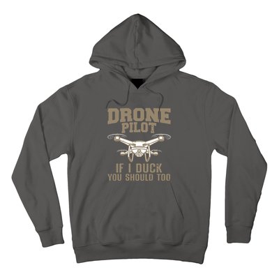 Funny Drone Pilot Design For Men Women Kids Drone Operator Hoodie