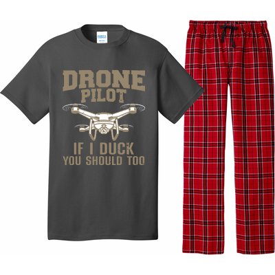 Funny Drone Pilot Design For Men Women Kids Drone Operator Pajama Set