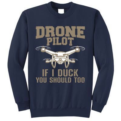 Funny Drone Pilot Design For Men Women Kids Drone Operator Sweatshirt