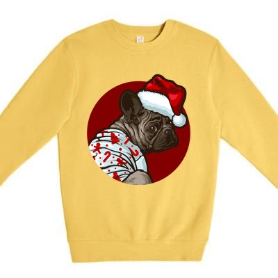 Funny Dog Pug Owner Gift Christmas Pug Gift Premium Crewneck Sweatshirt