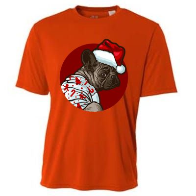 Funny Dog Pug Owner Gift Christmas Pug Gift Cooling Performance Crew T-Shirt