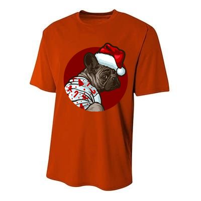 Funny Dog Pug Owner Gift Christmas Pug Gift Performance Sprint T-Shirt