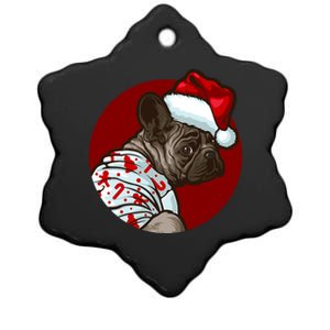 Funny Dog Pug Owner Gift Christmas Pug Gift Ceramic Star Ornament