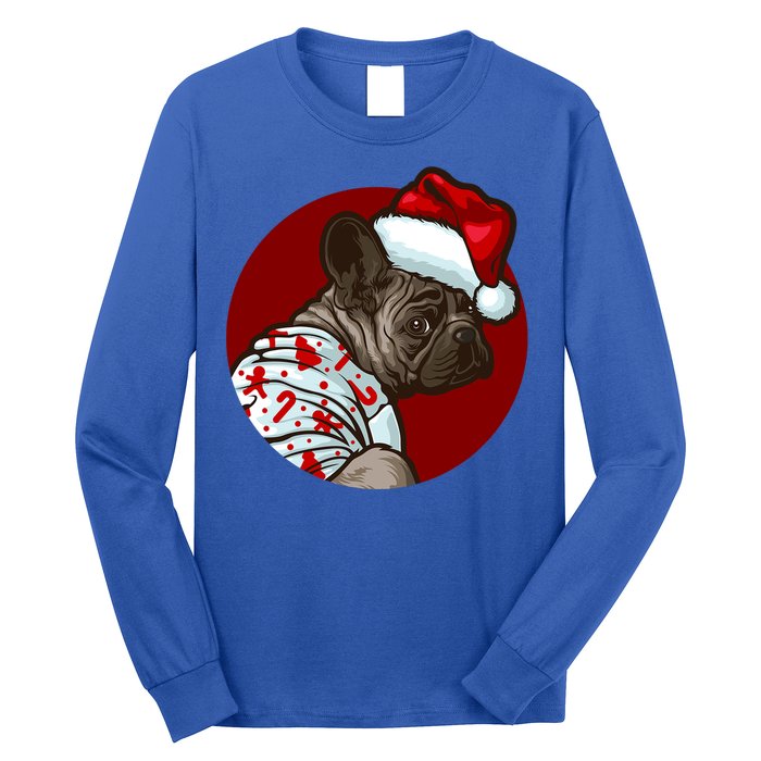 Funny Dog Pug Owner Gift Christmas Pug Gift Long Sleeve Shirt