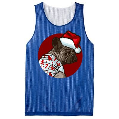 Funny Dog Pug Owner Gift Christmas Pug Gift Mesh Reversible Basketball Jersey Tank