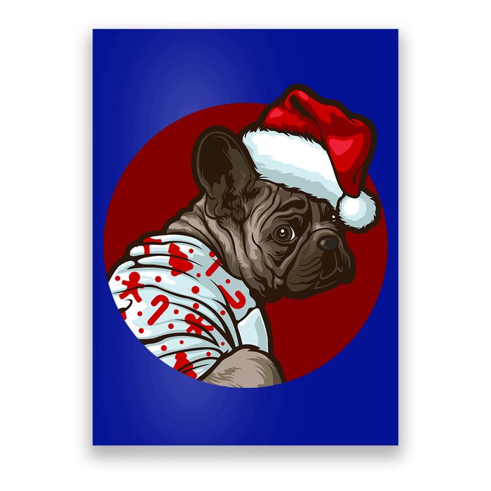 Funny Dog Pug Owner Gift Christmas Pug Gift Poster