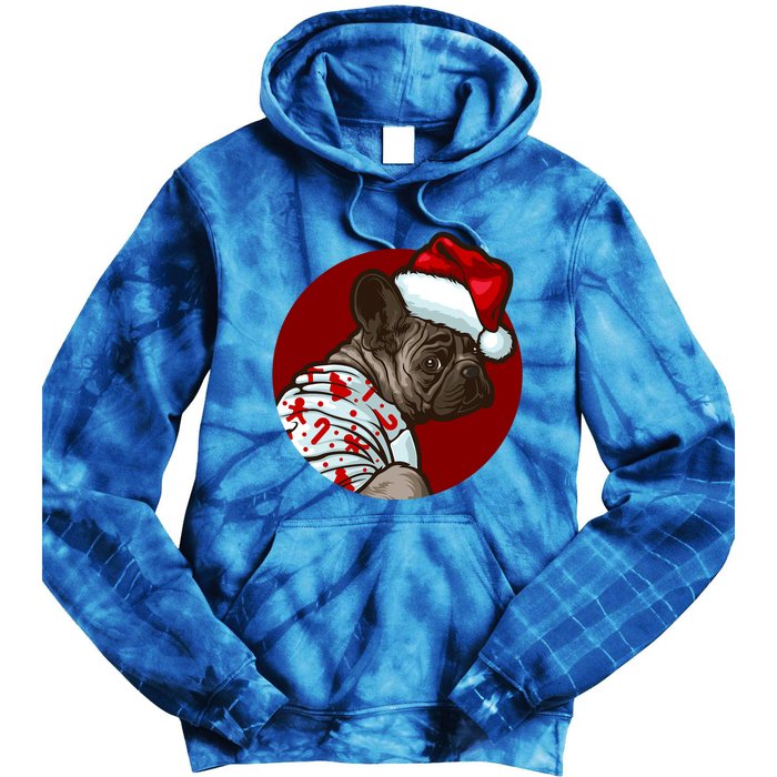 Funny Dog Pug Owner Gift Christmas Pug Gift Tie Dye Hoodie