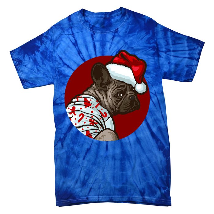 Funny Dog Pug Owner Gift Christmas Pug Gift Tie-Dye T-Shirt