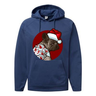 Funny Dog Pug Owner Gift Christmas Pug Gift Performance Fleece Hoodie