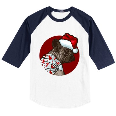 Funny Dog Pug Owner Gift Christmas Pug Gift Baseball Sleeve Shirt