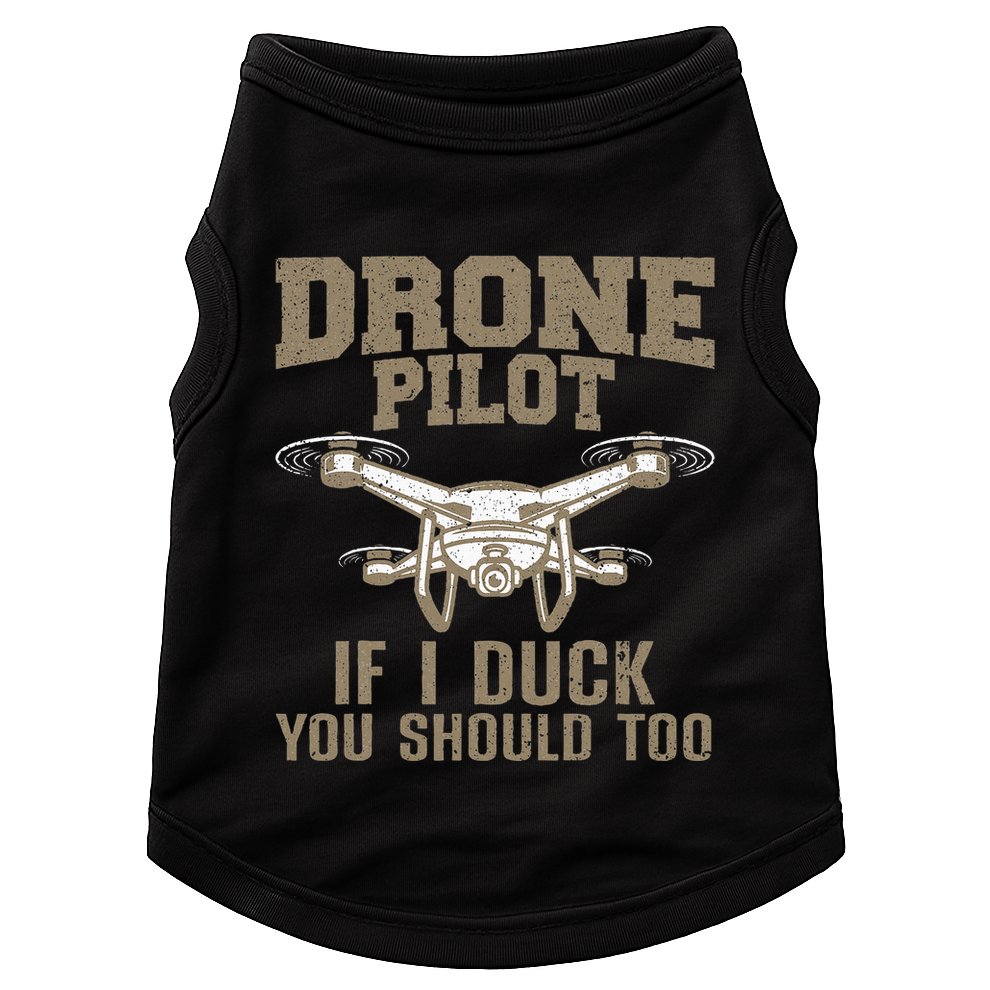 Funny Drone Pilot Design Drone Operator Doggie Tank