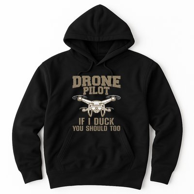 Funny Drone Pilot Design Drone Operator Hoodie