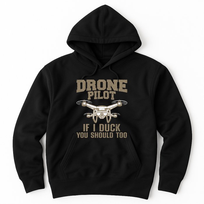Funny Drone Pilot Design Drone Operator Hoodie