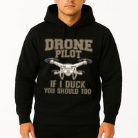 Funny Drone Pilot Design Drone Operator Hoodie