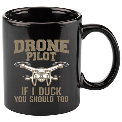 Funny Drone Pilot Design Drone Operator 11oz C Handle Ceramic Mug