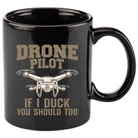 Funny Drone Pilot Design Drone Operator 11oz C Handle Ceramic Mug