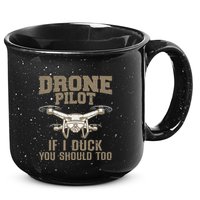 Funny Drone Pilot Design Drone Operator 15oz Campfire Ceramic Mug