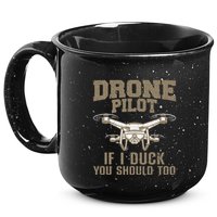 Funny Drone Pilot Design Drone Operator 15oz Campfire Ceramic Mug