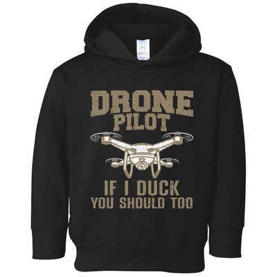 Funny Drone Pilot Design Drone Operator Toddler Hoodie