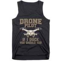 Funny Drone Pilot Design Drone Operator Tank Top