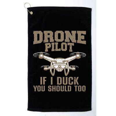 Funny Drone Pilot Design Drone Operator Golf Towel