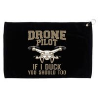 Funny Drone Pilot Design Drone Operator Grommeted Golf Towel