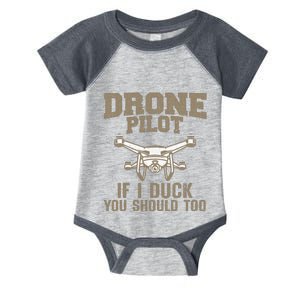 Funny Drone Pilot Design Drone Operator Infant Baby Jersey Bodysuit