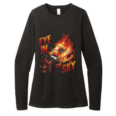 Firefighter Drone Pilot Tactical Response Fire Department Womens CVC Long Sleeve Shirt