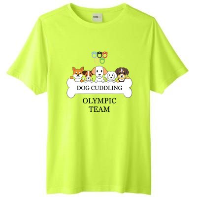 Funny Dog Quote Cuddling Team Cool Animal Tall Fusion ChromaSoft Performance T-Shirt