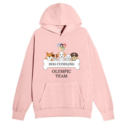 Funny Dog Quote Cuddling Team Cool Animal Urban Pullover Hoodie