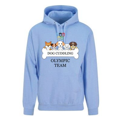 Funny Dog Quote Cuddling Team Cool Animal Unisex Surf Hoodie