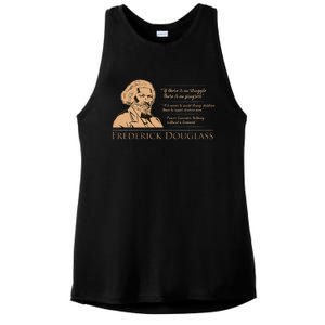 Frederick Douglass Quote For Black History Month Ladies PosiCharge Tri-Blend Wicking Tank