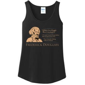 Frederick Douglass Quote For Black History Month Ladies Essential Tank