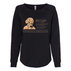 Frederick Douglass Quote For Black History Month Womens California Wash Sweatshirt