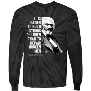 Frederick Douglass Quote For Black History Month Tie-Dye Long Sleeve Shirt