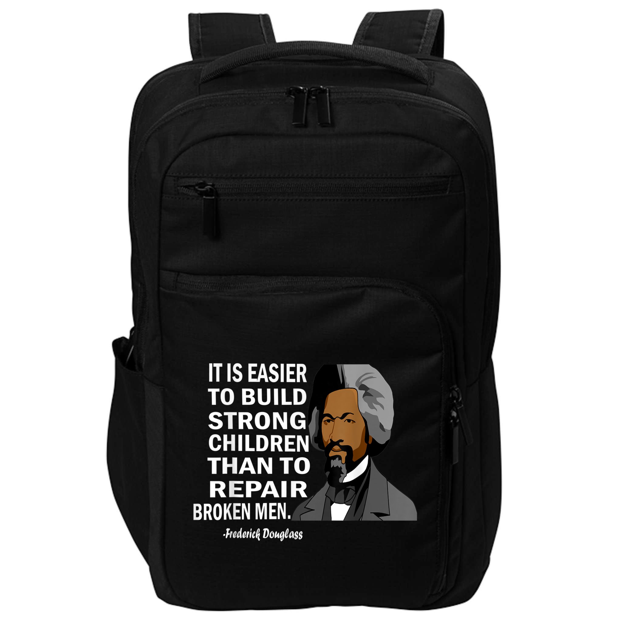 Frederick Douglass Quote Black History Month Impact Tech Backpack