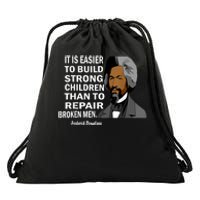 Frederick Douglass Quote Black History Month Drawstring Bag