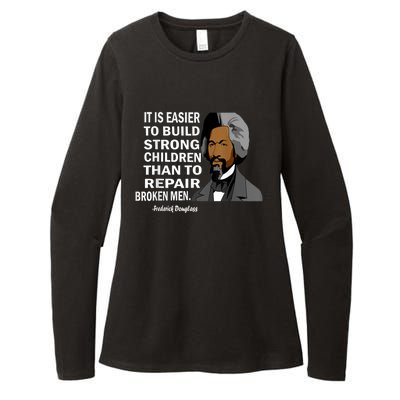 Frederick Douglass Quote Black History Month Womens CVC Long Sleeve Shirt