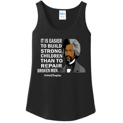 Frederick Douglass Quote Black History Month Ladies Essential Tank