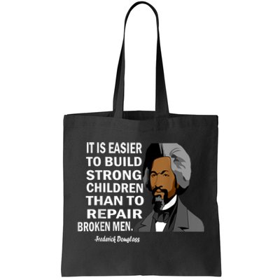 Frederick Douglass Quote Black History Month Tote Bag