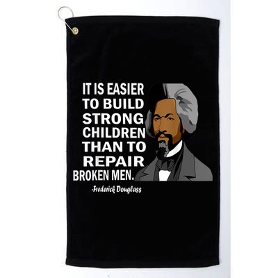 Frederick Douglass Quote Black History Month Platinum Collection Golf Towel