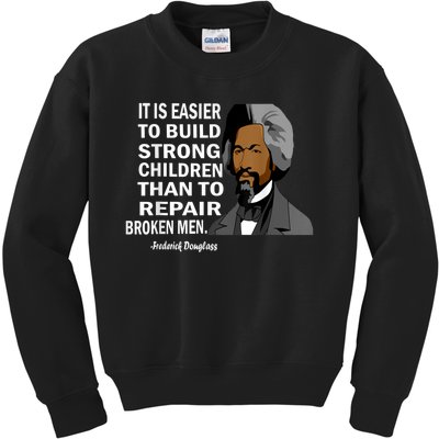 Frederick Douglass Quote Black History Month Kids Sweatshirt