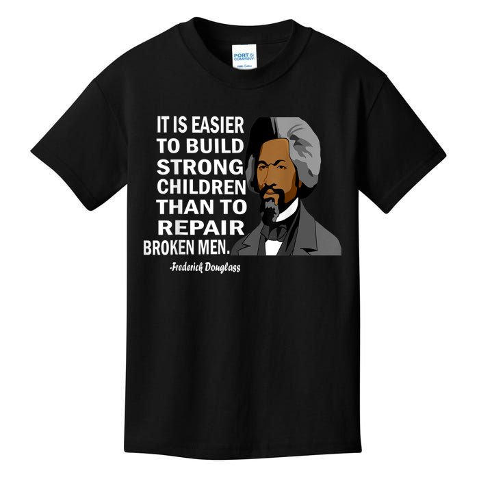 Frederick Douglass Quote Black History Month Kids T-Shirt