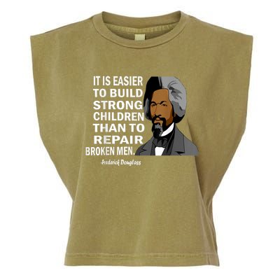 Frederick Douglass Quote Black History Month Garment-Dyed Women's Muscle Tee