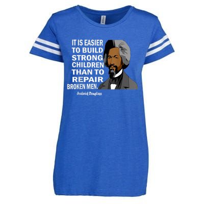 Frederick Douglass Quote Black History Month Enza Ladies Jersey Football T-Shirt