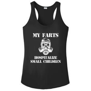 Funny Dad Quote My Farts Hospitalize Small Cool Dad Gift Ladies PosiCharge Competitor Racerback Tank